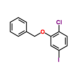 2-(Benzyloxy)-1-chloro-4-iodobenzene Structure