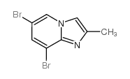 6,8-二溴-2-甲基咪唑并[1,2-a]吡啶结构式