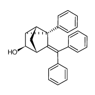 (1R,2S,3R,4R,6R)-7-(diphenylmethylene)-1-phenyltricyclo[2.2.1.02,6]heptan-3-ol Structure
