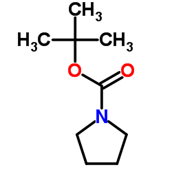 1-Boc-四氢吡咯结构式