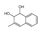 3-methyl-1,2-dihydronaphthalene-1,2-diol结构式