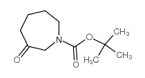N-Boc-3-氮杂环庚酮结构式