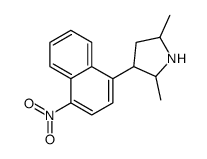 2,5-dimethyl-3-(4-nitronaphthalen-1-yl)pyrrolidine Structure