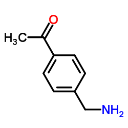 1-[4-(氨基甲基)苯基]-乙酮结构式