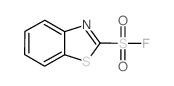 苯并噻唑-2-磺酰氟结构式