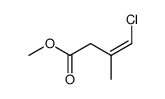 methyl Z-4-chloro-3-methylbuten-3-oate Structure