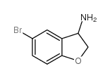 5-Bromo-2,3-dihydro-3-benzofuranamine Structure
