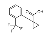 1-(2-TRIFLUOROMETHYL-PHENYL)-CYCLOPROPANECARBOXYLIC ACID结构式
