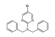 N,N-dibenzyl-5-bromopyrimidin-2-amine Structure