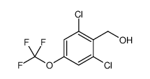 2,6-DICHLORO-4-(TRIFLUOROMETHOXY)BENZYL ALCOHOL Structure