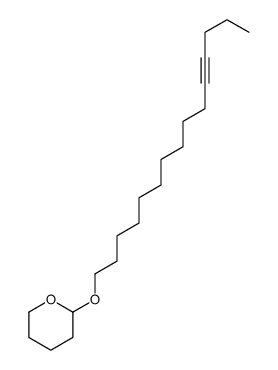 2-pentadec-11-ynoxyoxane结构式