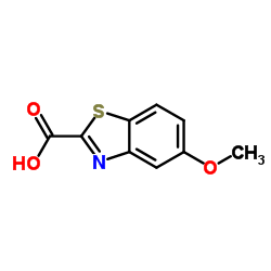 5-甲氧基苯并[d]噻唑-2-羧酸结构式