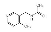 N-[(4-methylpyridin-3-yl)methyl]acetamide Structure