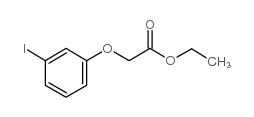 (3-碘苯氧基)乙酸乙酯结构式
