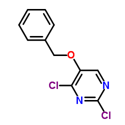 5-苄氧基-2,4-二氯嘧啶结构式