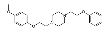 1-[2-(4-methoxyphenoxy)ethyl]-4-(2-phenoxyethyl)piperazine Structure