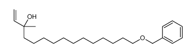 3-methyl-15-phenylmethoxypentadec-1-en-3-ol Structure