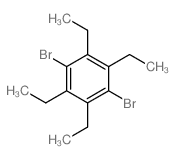 1,4-dibromo-2,3,5,6-tetraethyl-benzene Structure