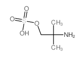 2-amino-2-methyl-1-sulfooxy-propane Structure
