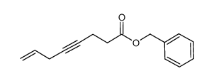 oct-7-en-4-ynoic acid benzyl ester结构式