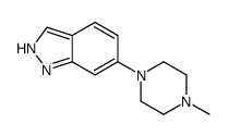 6-(4-甲基哌嗪-1-基)-1H-吲唑结构式
