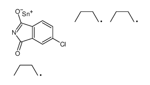 5-chloro-2-tributylstannylisoindole-1,3-dione Structure