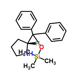 (R)-二苯基脯氨醇三甲基硅醚结构式