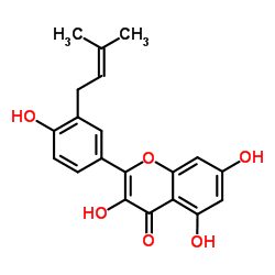 异甘草黄酮醇结构式