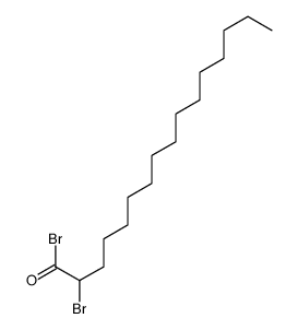 2-bromohexadecanoyl bromide Structure
