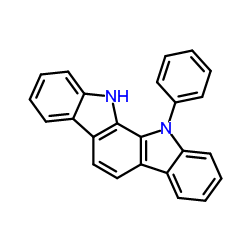 11-Phenyl-11,12-dihydroindolo[2,3-a]carbazole Structure