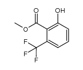2-hydroxy-6-trifluoromethylbenzoic acid methyl ester Structure