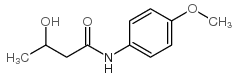 3-hydroxy-n-(4-methoxyphenyl)butanamide Structure