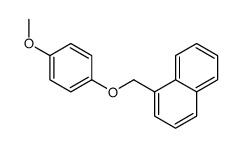 1-[(4-methoxyphenoxy)methyl]naphthalene Structure