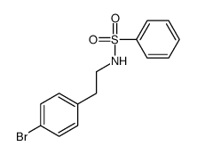 N-[2-(4-bromophenyl)ethyl]benzenesulfonamide结构式