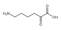 α-keto-ε-aminocaproic acid Structure