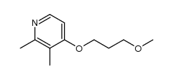 2,3-dimethyl-4-(3-methoxy-propoxy)pyridine结构式