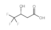 (R)-4,4,4-Trifluoro-3-hydroxybutyric acid Structure