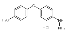 4-(4-甲基苯氧基)苯肼盐酸盐结构式