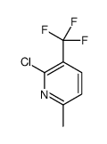 2-CHLORO-6-METHYL-3-(TRIFLUOROMETHYL)PYRIDINE Structure