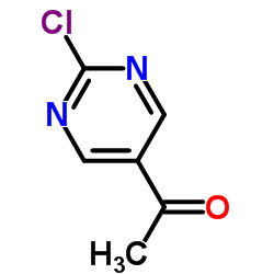 1-(2-氯嘧啶-5-基)乙酮结构式