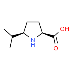 D-Proline, 5-(1-methylethyl)-, (5S)-rel- (9CI) Structure