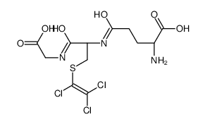 S-(1,2,2-trichlorovinyl)glutathione结构式