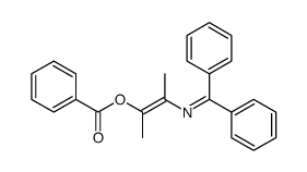 trans-4-benzoyloxy-3-methyl-1,1-diphenyl-2-azapenta-1,3-diene结构式