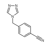 4-((4H-1,2,4-Triazol-4-yl)methyl)benzonitrile Structure