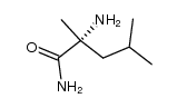 D-α-methylleucine amide Structure