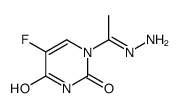 1-ethanehydrazonoyl-5-fluoropyrimidine-2,4-dione Structure
