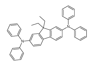 9,9-diethyl-2-N,2-N,7-N,7-N-tetraphenylfluorene-2,7-diamine结构式