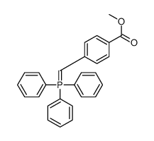 methyl 4-[(triphenyl-λ5-phosphanylidene)methyl]benzoate结构式