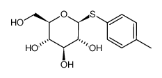 对甲苯基-1-硫代-β-D-吡喃葡萄糖苷结构式