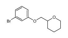 2-((3-溴苯氧基)甲基)四氢-2H-吡喃结构式